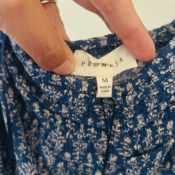 Promesa Blue Maxi Dress Size M - Picture 3 of 4